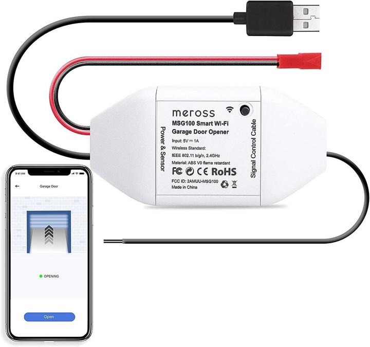 Actual product image Meross Garage door opener (Switch actuator)