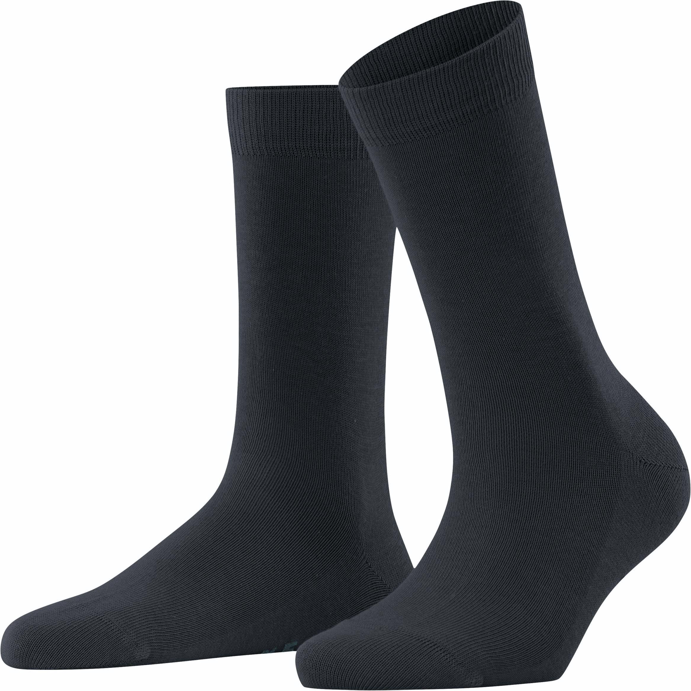 Falke, Damen, Socken, Family SO, Blau, (Einzelpack, 35 - 38)