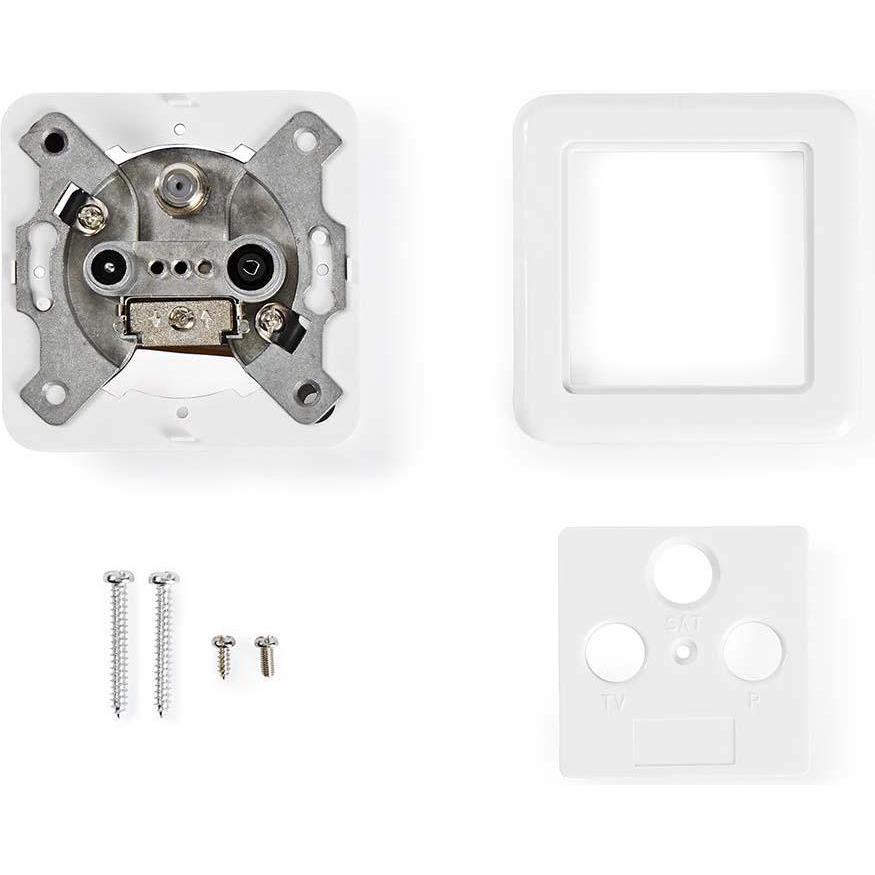 Nedis Wandanschlussdose p Antenne 1 x F-Ausgang (Antennendose), Antennenkabel