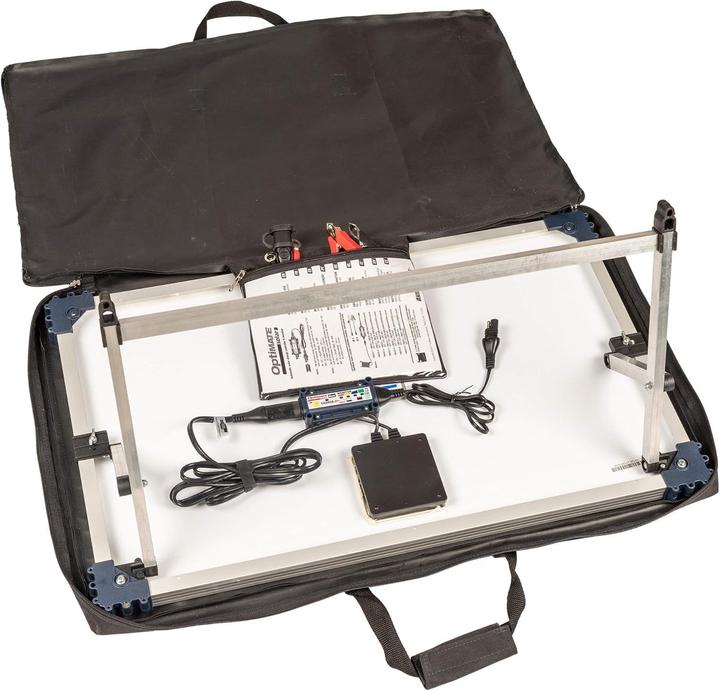 Image du produit Tecmate OptiMate Solar DUO 40W Travel Kit, TM-522-D4-TK, 6-stappen 12V / 12.8V 3.33A gesloten solar accu bes (40 W, 5 kg)