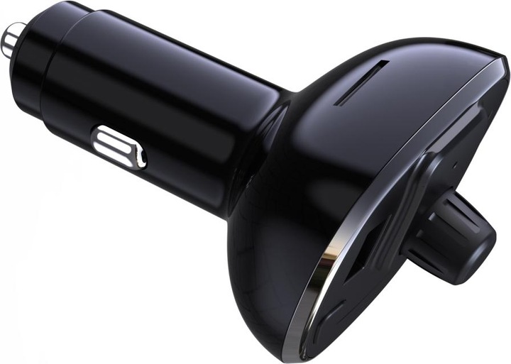Actual product image xO transmiter FM BCC05 Bluetooth MP3 car charger 18W black