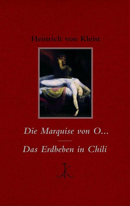 Produktbild Die Marquise von O / Das Erdbeben in Chili (Deutsch, Heinrich von Kleist, Renate Möhrmann, 2017)