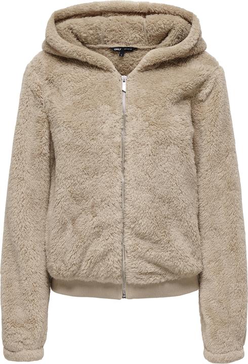 Actual product image Only Hooded jacket Teddy fur jacket (L)