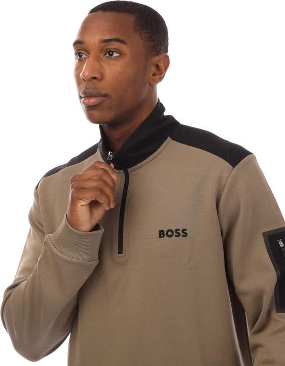 Immagine prodotto Hugo Boss Felpa Cerniera ad un quarto Uomo (XL)
