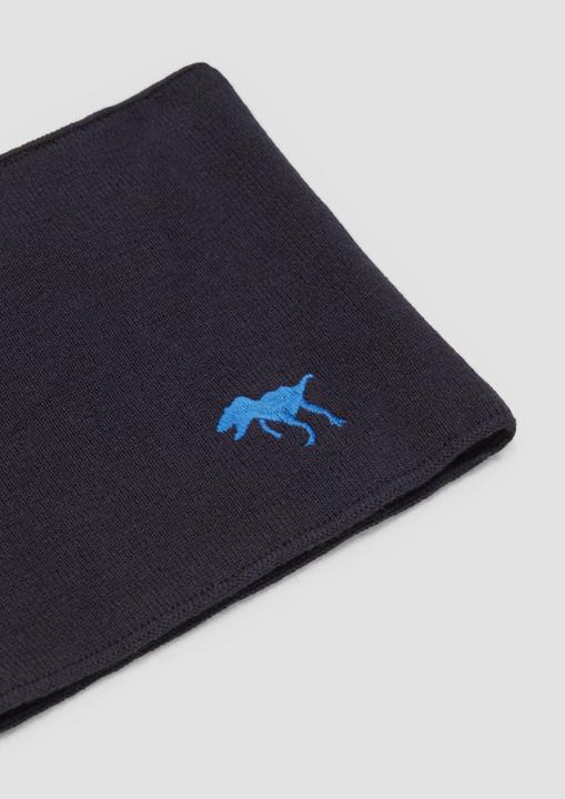 Produktbild S.Oliver Snood Gefütterter Strick-Schlauchschal mit Dino-Stickerei