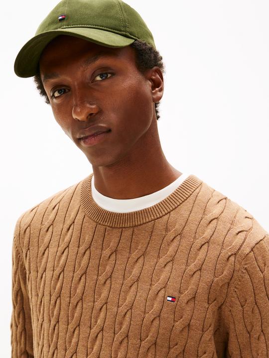 Produktbild Tommy Hilfiger Klassischer Baumwollkabelpullover mit Rundhalsausschnitt (S)
