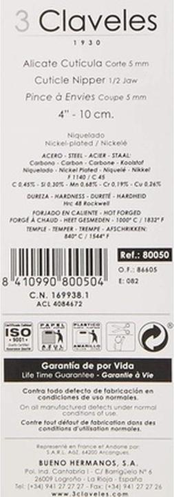 Produktbild 3 Claveles Nagelschere