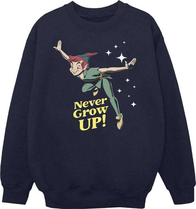 Immagine prodotto Disney Peter Pan Never Grow Up Felpa Uomo (M)
