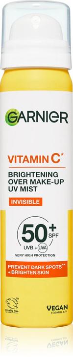 Image du produit Garnier Vitamin C Brightening Over Make-Up UV Mist (Spray solaire, SPF 50+, 75 ml)