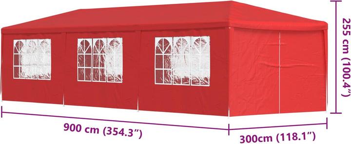 Produktbild vidaXL Party-Zelt (900 cm, 300 cm)