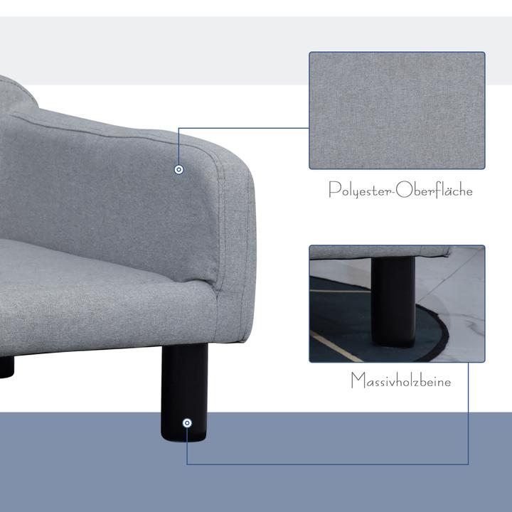 Image du produit PawHut Canapé pour chien recouvert d'un tissu moelleux (Chien)