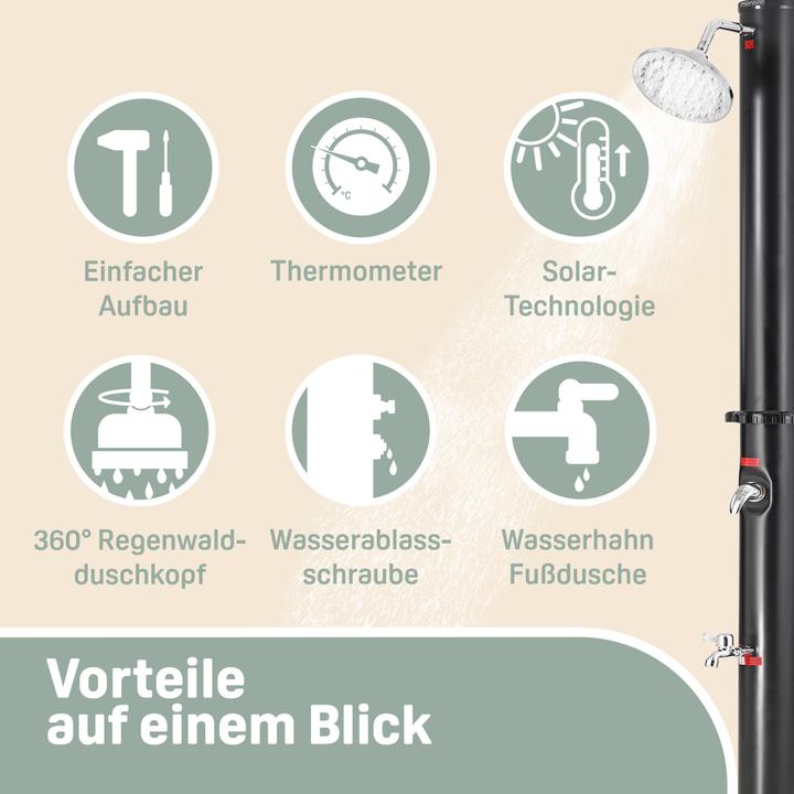 Image du produit Monzana Douche solaire