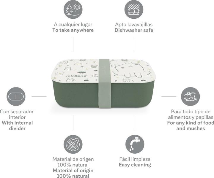 Produktbild Miniland Naturlunch Frog
