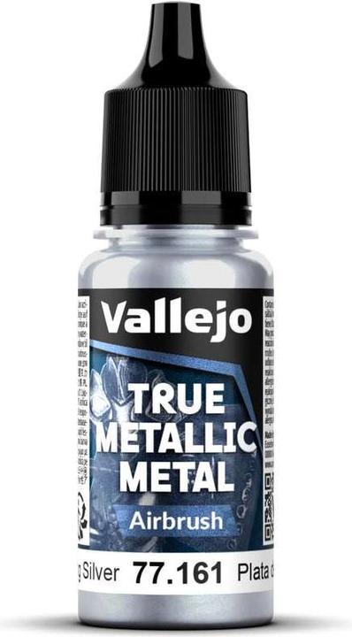 Wittmax True Metallic Airbrush Sterling Silver 18ml