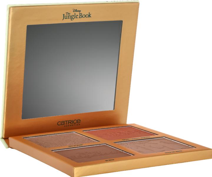 Produktbild Catrice Disney The Jungle Book Face Palette Contouring Palette 020 Multicolor 4 Farben Defining Natu (020 Wild About You, 22 g)