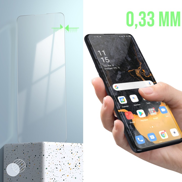 Produktbild Avizar 9H Härtegrad Glas-Displayschutzfolie (1 Stück, Oppo Find X3 Pro)