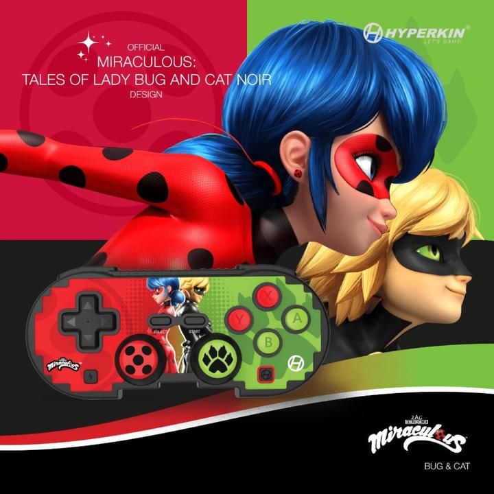 Actual product image Hyperkin Controller Miraculous Wireless bug&cat (Android, iOS, Switch, Switch Lite, Switch OLED, Windows)