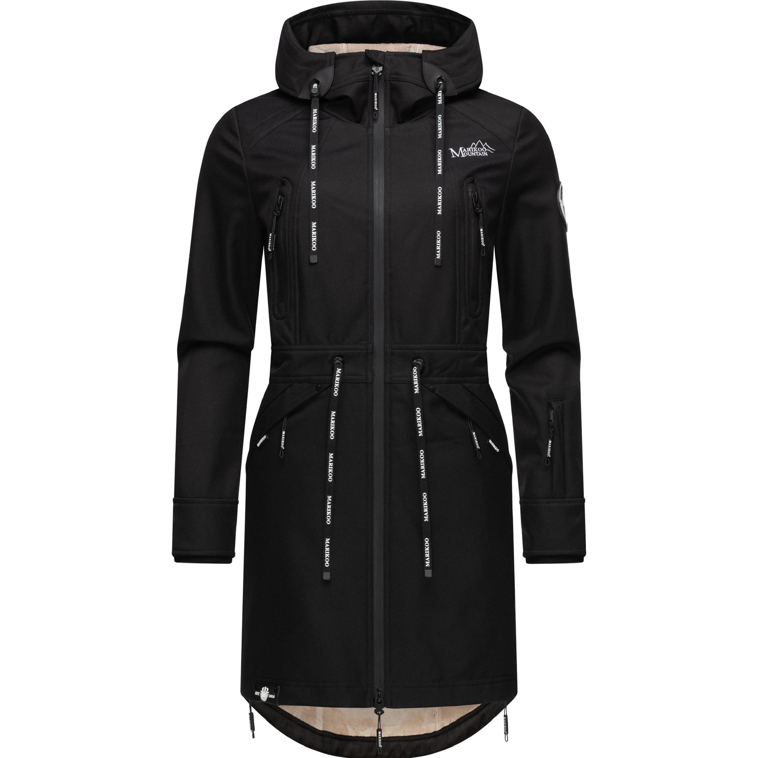 Marikoo, Damen, Jacke, Racquellee (S), Schwarz, S