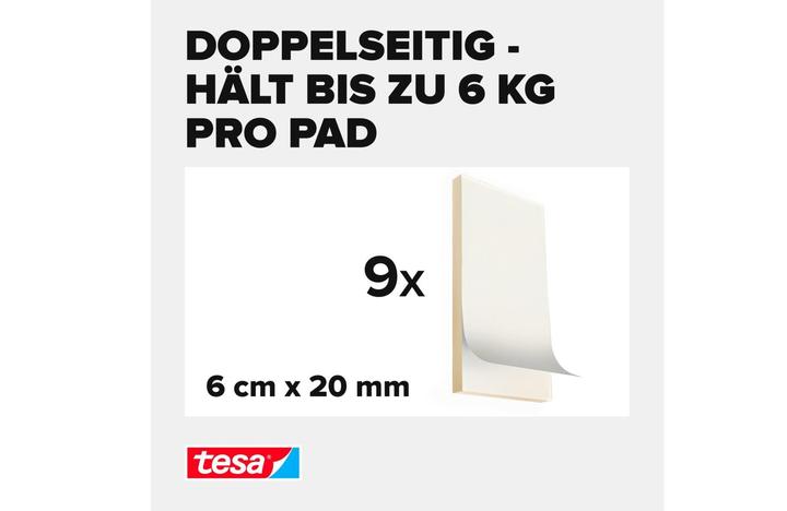 Actual product image tesa Mounting pads Powerbond