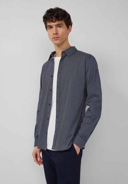 Immagine prodotto s.Oliver Hemd Slim Fit: Gemustertes Hemd mit Kentkragen (L)