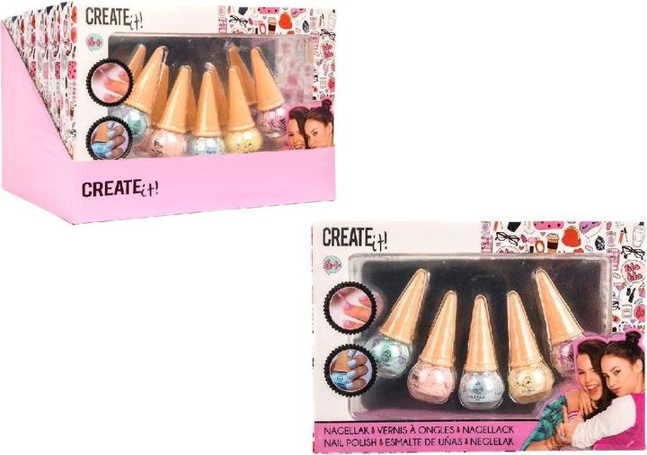Actual product image Create It! Make it. Shimmer nail polish ice cream cone