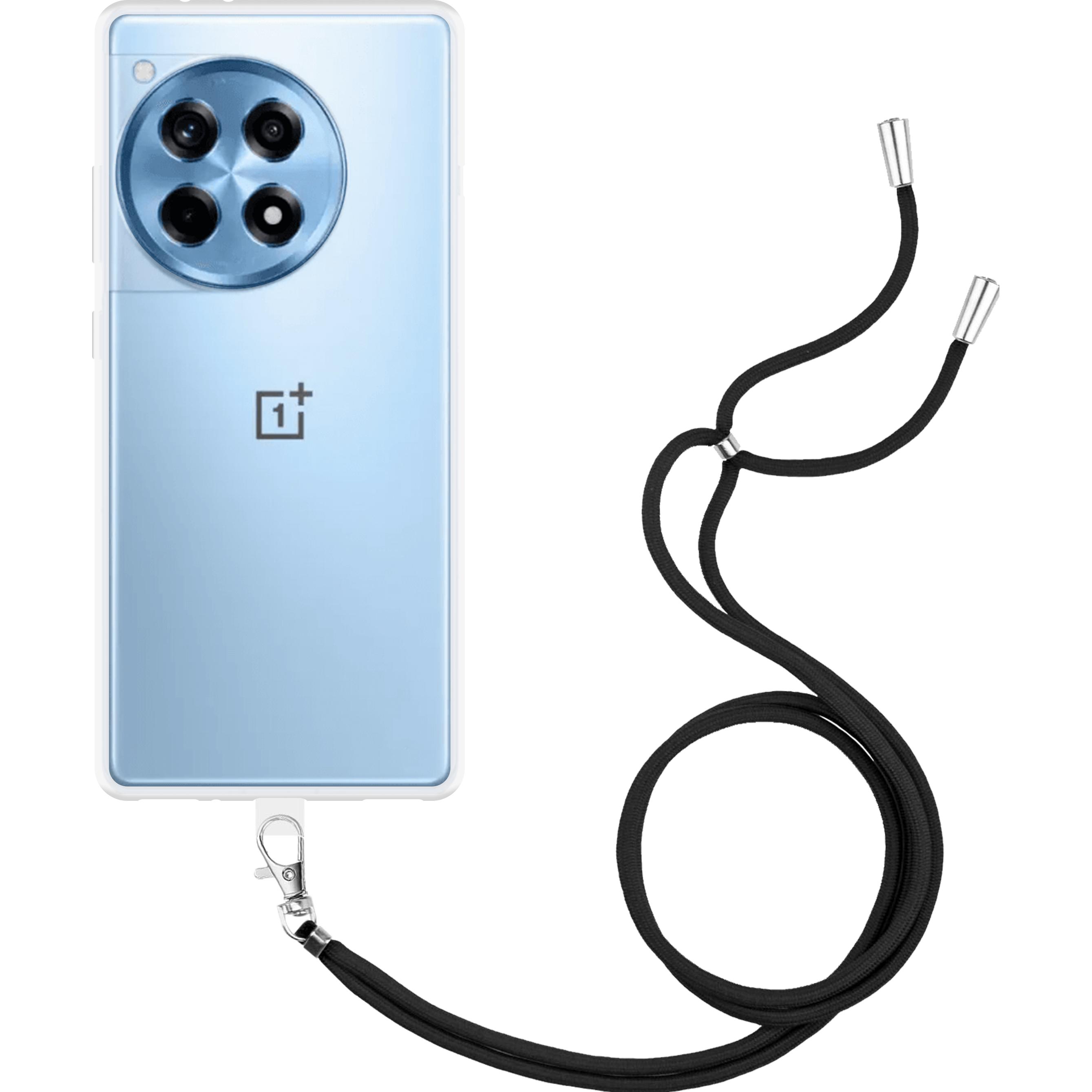 Thumbnail - Cazy Handykette Hülle Kompatibel mit OnePlus 12R - Silikon Handyhülle mit Band Necklace Hülle -, Handykette, Transparent