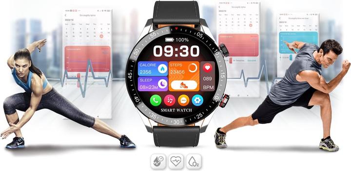 Image du produit Gravity GT4-5 Herren-Smartwatch (47 mm)