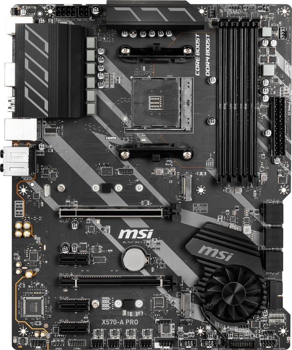 Actual product image MSI X570-A PRO (AM4, AMD X570, ATX)