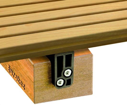Actual product image Eurotec Terrace glider start / end glider (10 x)