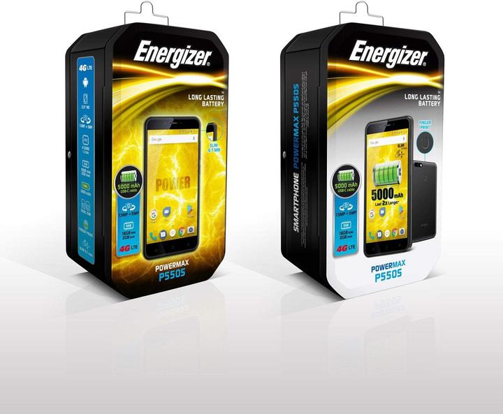 Image du produit Energizer POWER MAX P550S (16 Go, Noir, 5.51", Double SIM, 4G)