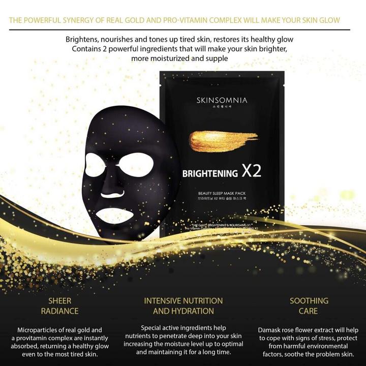 Produktbild Skinsomnia Brightening X2 Beauty Sleep Mask Pack (30 ml)