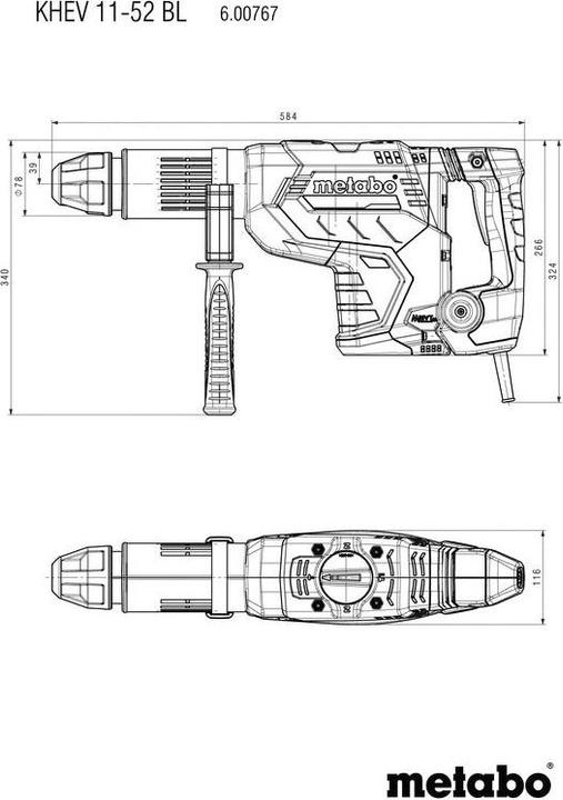 Produktbild Metabo KHEV 11-52 BL (Netzbetrieb)