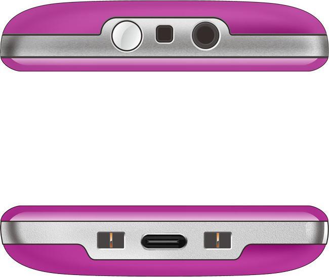 Produktbild Evolveo EasyPhone XR + Ständer rosa / 2,3" / SOS / Bluetooth / FM / microSD (2.30")