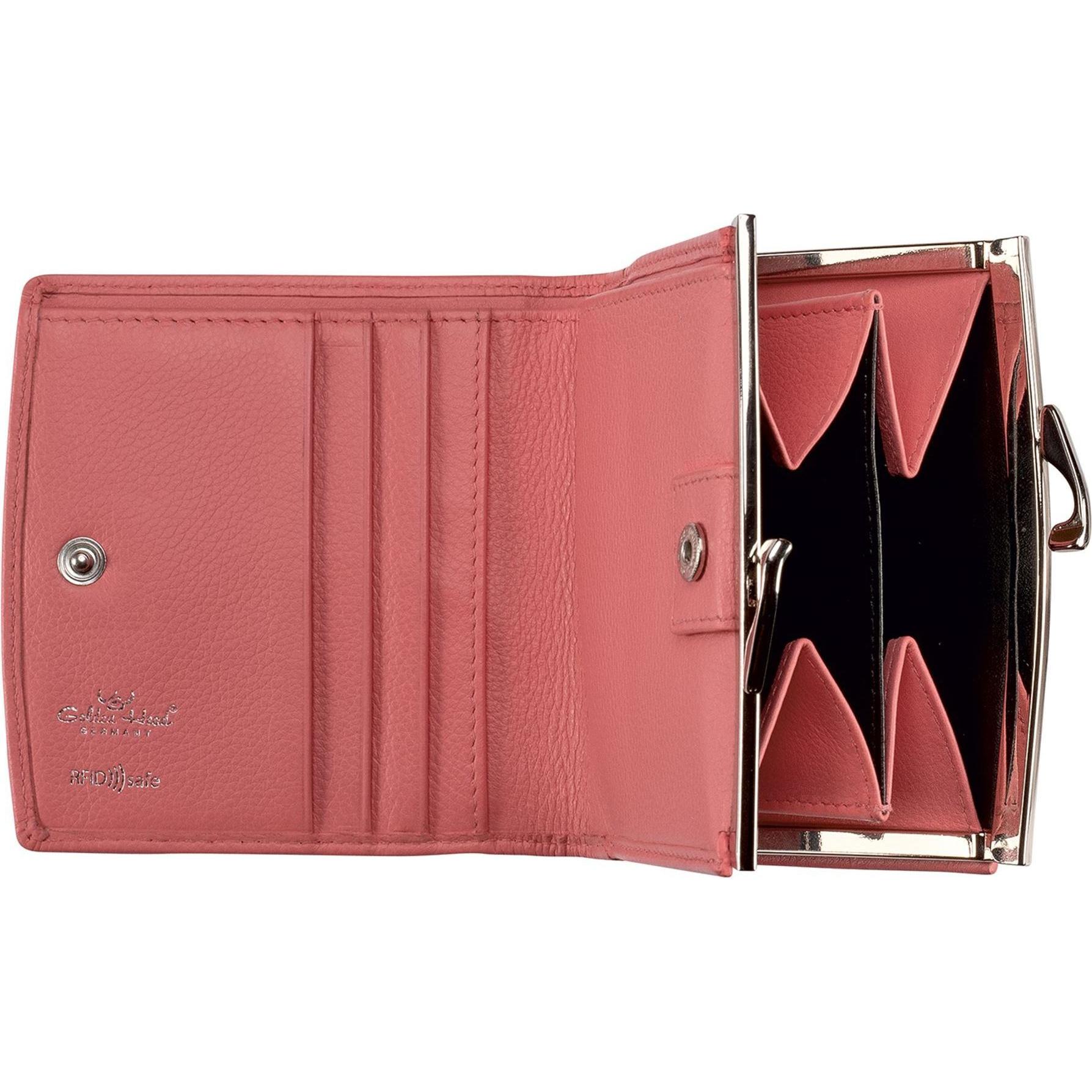 Thumbnail - Golden Head, Damen, Portemonnaie, Madrid Geldbörse RFID Schutz Leder 10 cm, Rosa