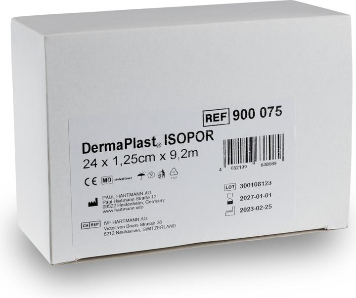 Actual product image DermaPlast Isopor Fleece Fixation Plaster (24 x)