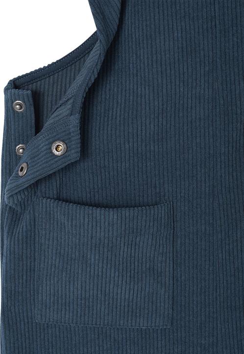 Produktbild Vertbaudet Mädchen Samt-Latzhose mit weitem Bein (128)