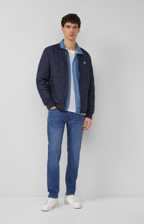 Produktbild s.Oliver Sweatshirt Jacke Sweatshirt-Jacke mit Stehkragen und Eingrifftaschen (M)