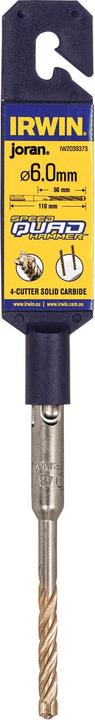 Actual product image Irwin Speedhammer Quad Drill Bit 6.0 x 110mm (6 millimetres)