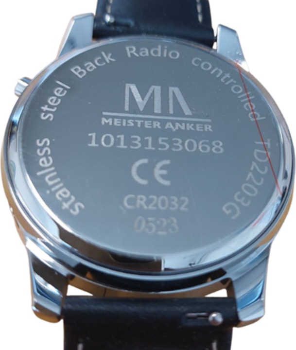 Productafbeelding Meister Anker Herren - Uhr (Radiogestuurde klok)