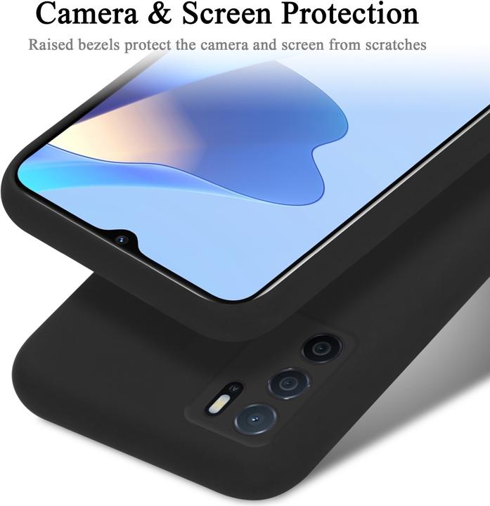 Image du produit Cadorabo TPU Liquid Silicone Case Housse pour Oppo A16s / A54s (Oppo A16s)