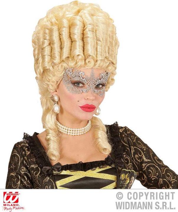 Actual product image Widmann Spitzenmaske mattgold - Karneval Faschingsmaske