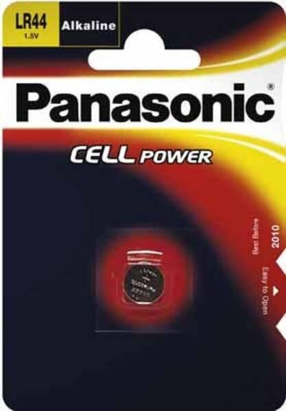 Image du produit Panasonic Micro Alkali LR44 (1 pcs, LR44, 120 mAh)