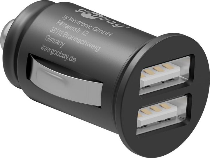 Actual product image Goobay Dual USB Car Charger