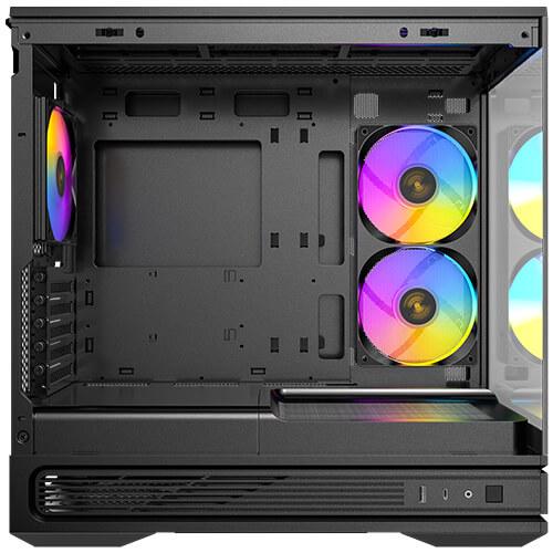 Produktbild Antec Constellation C2M ARGB Black MicroATX PC Gehäuse (ITX, mATX)