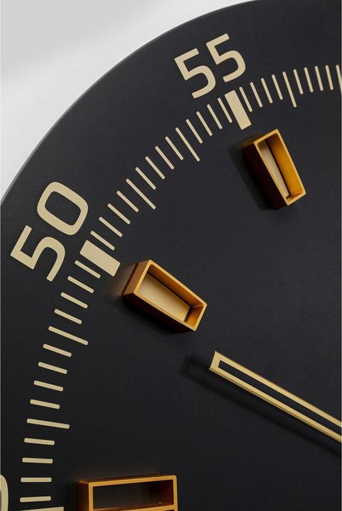 Actual product image Kare Design Wanduhr Milk Bar Schwarz Ø60cm (60 cm)