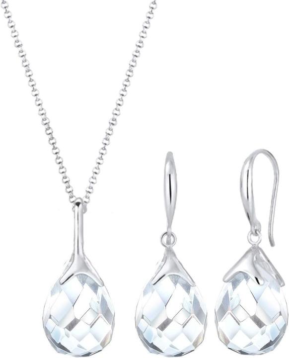 Elli Set di Gioielli in Argento Sterling a Goccia