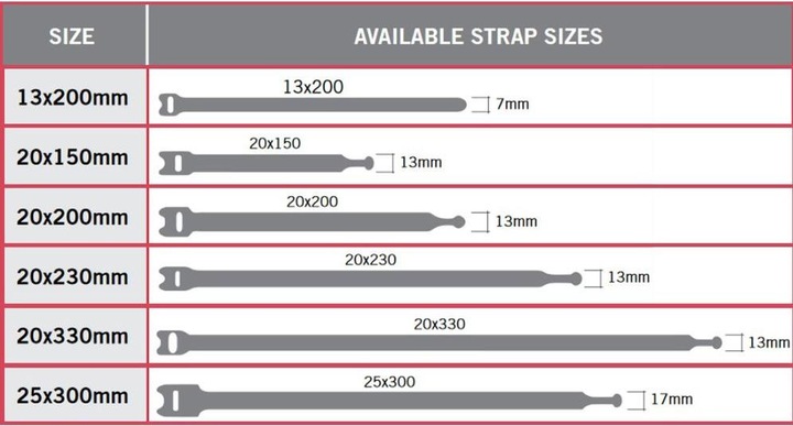 Actual product image Velcro brand Professional brand cable tie (Plastic cable ties, 230 mm, 25 pcs.)