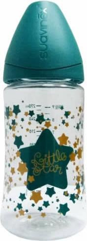 Immagine prodotto Suavinex Bottiglia larga Nech 3p Tettarella in silicone 0m 270ml (270 ml)