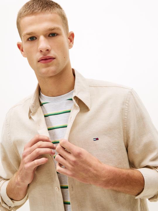 Produktbild Tommy Jeans Regular Fit Linen Blend Shirt (M)
