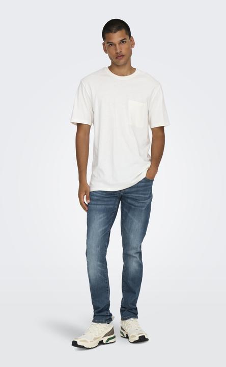 Produktbild Only & Sons Verjüngter Slim Fit Niedrige Taille Jeans Slim Fit Jeans (W30/L32)